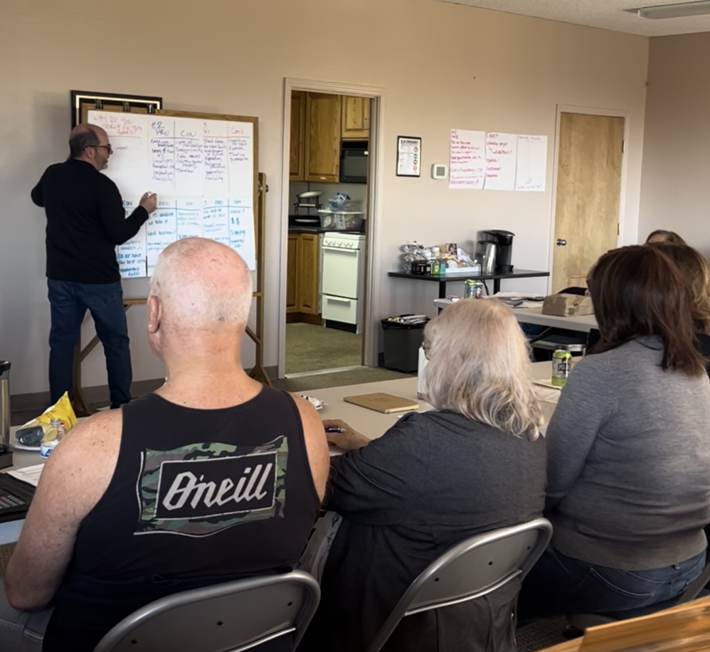 YMCA Board of Directors retreat meeting